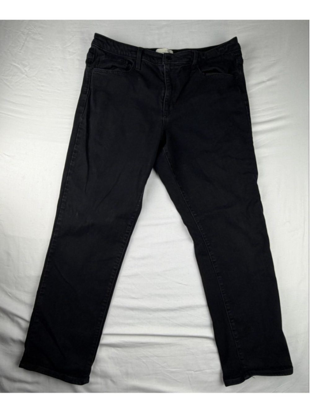 Universal Thread Womens 14/32R High Rise Slim Straight Black Jeans Stretch Pants